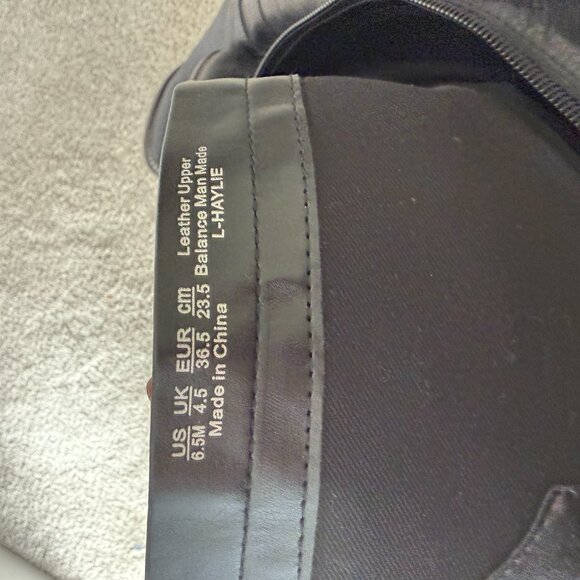 Women's Franco Sarto Haylie Over The Knee Equestrian Style Boot Black - 6.5 - Picture 9 of 10